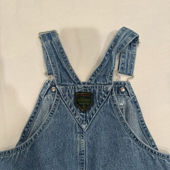 3/$30 📦 Vintage 1999 Size 3T - 4T Classic Baby Gap Overalls Carpenter Blue Denim - Picture 10 of 12